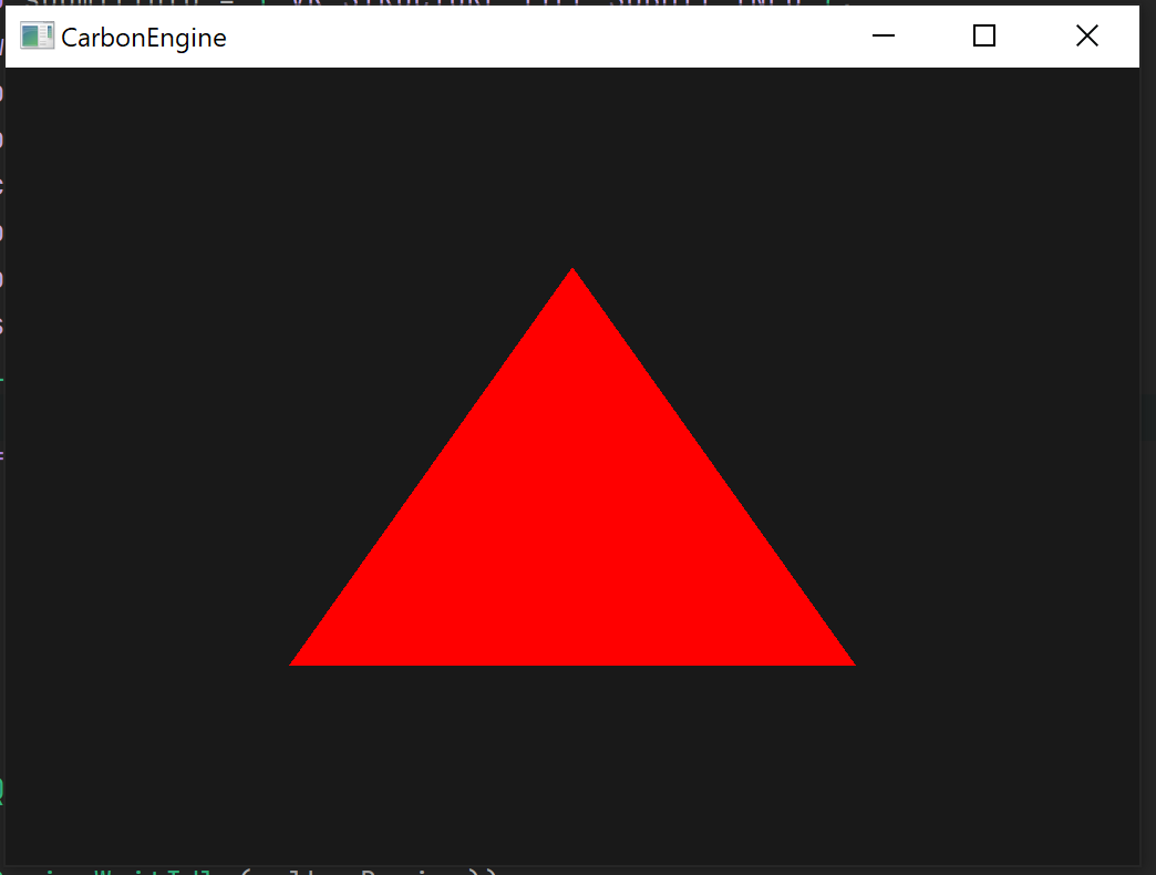 A Triangle Rendered in Vulkan